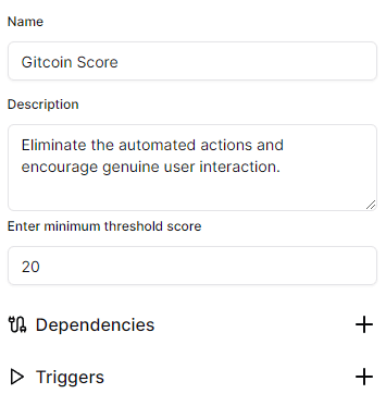 Specify Threshold Score