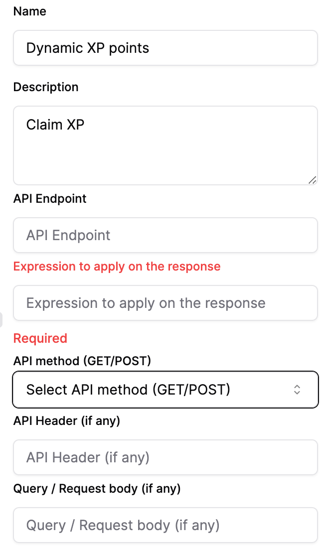 Configure Dynamic Points