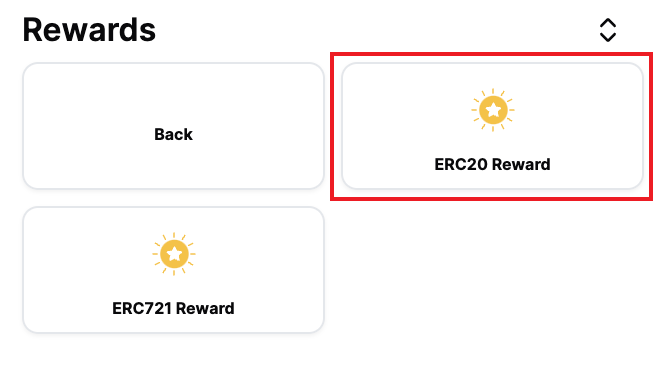 Select ERC20 rewards